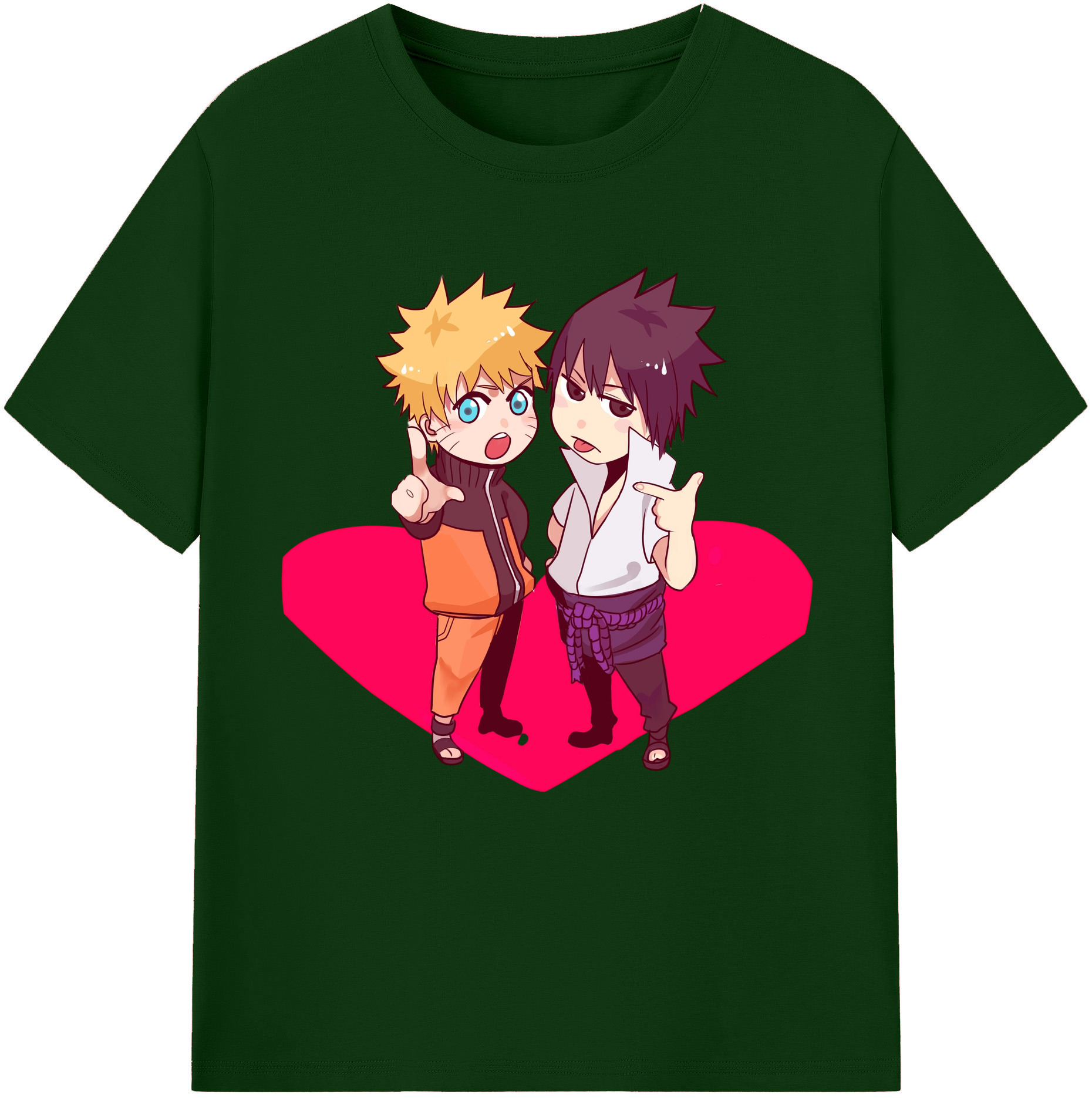 （画像用） NARUTO -ナルト- うずまき ナルト Uzumaki Naruto 綿100％半袖Tシャツ（フロントプリント）